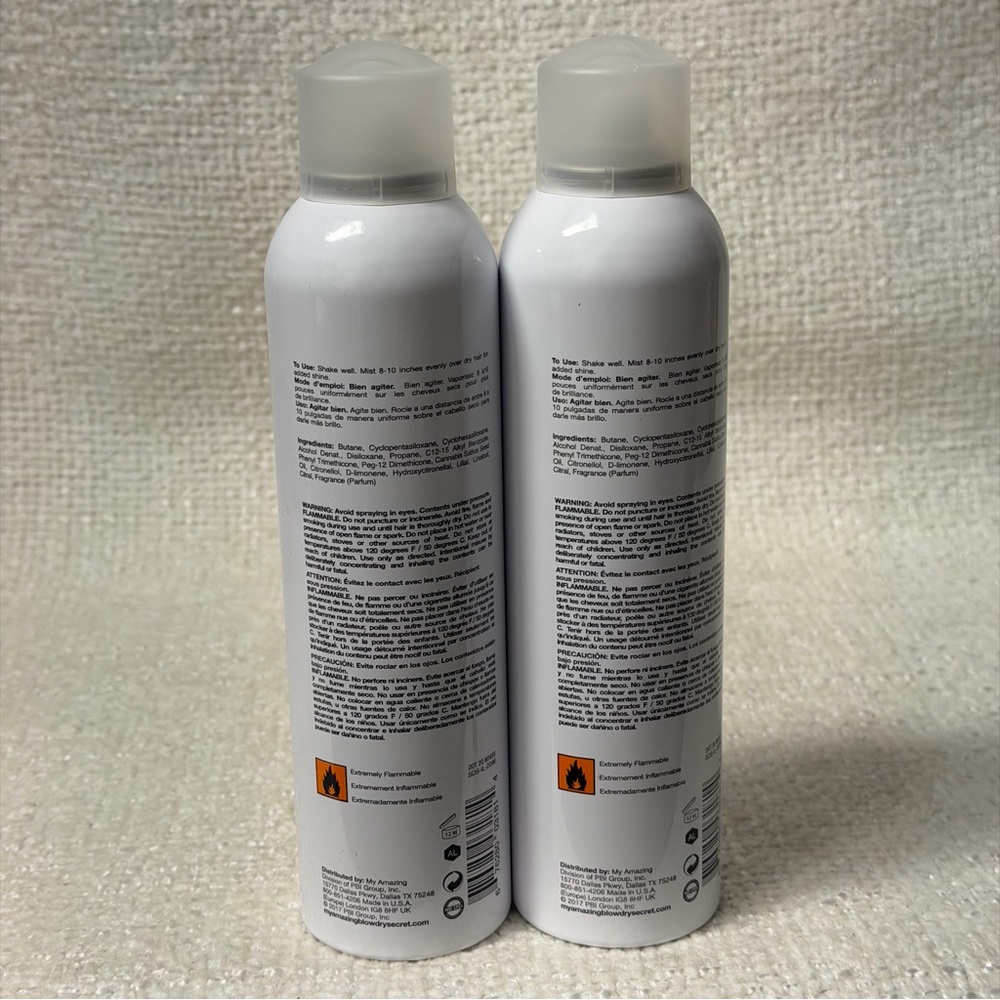 Lot (2) My Amazing Shine Sheen Lightweight Finishing Mist 8oz - Picture 4 of 4